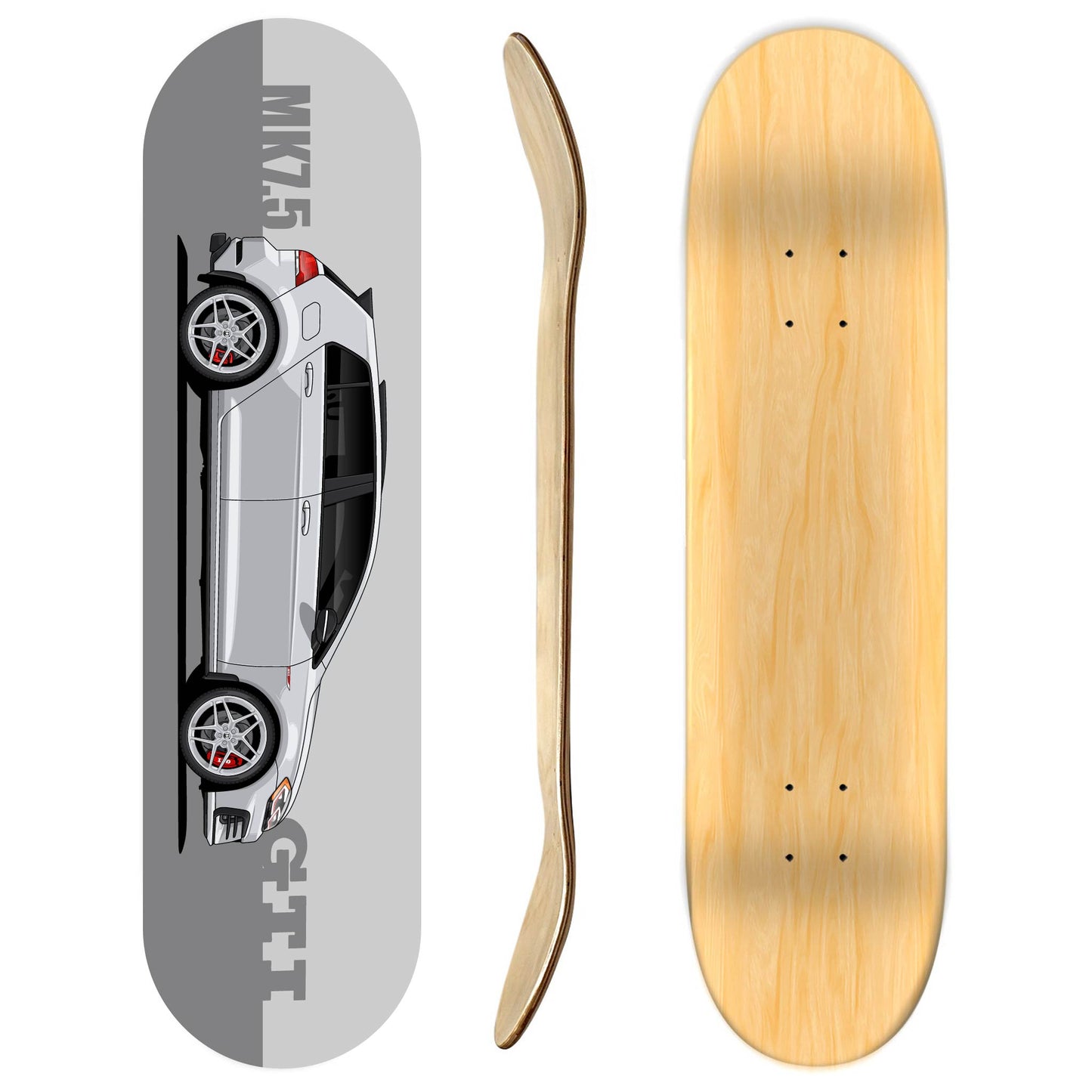 Volkswagen Golf Gti Mk7.5 Skateboard Deck