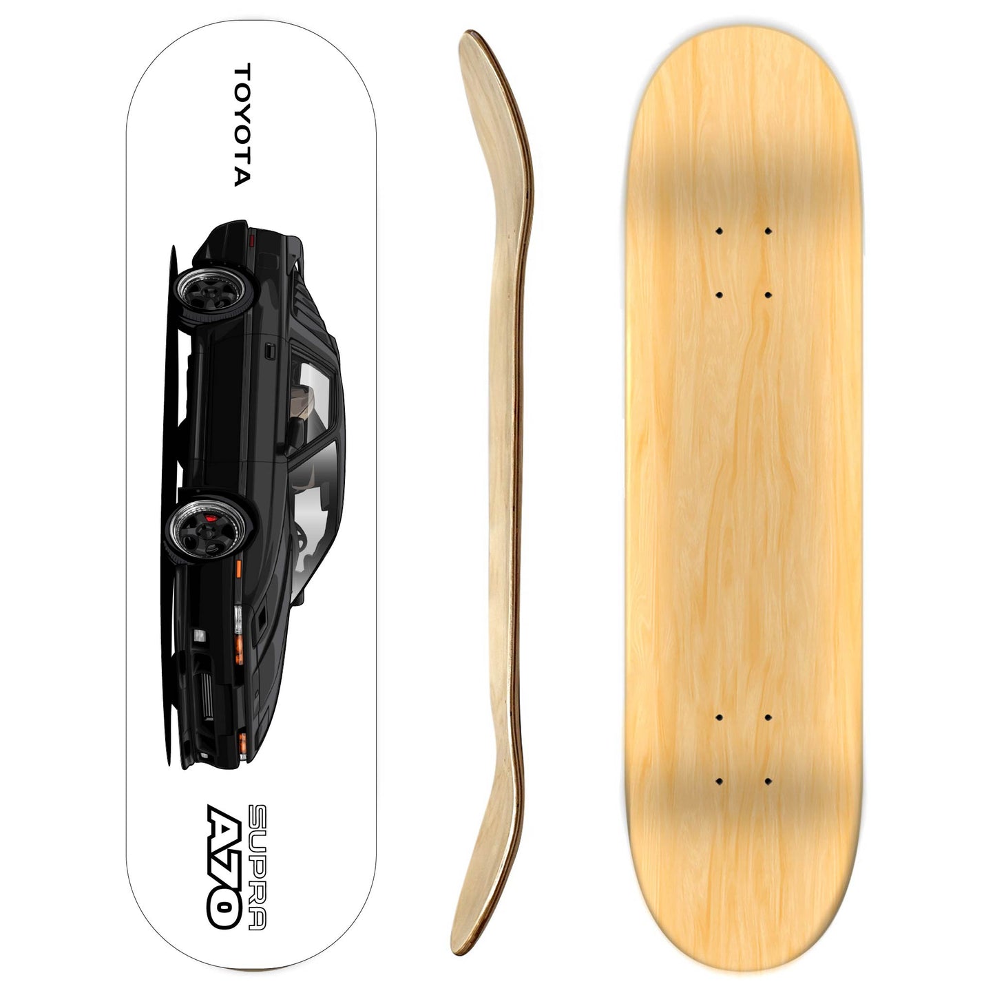 Toyota Supra A70 Skateboard Deck