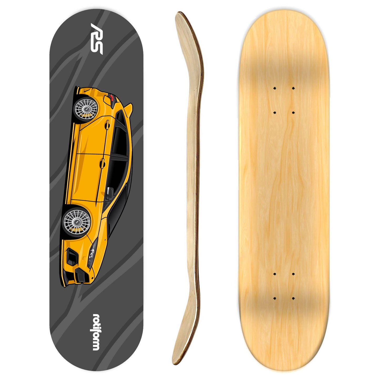 Ford Focus RS skateboard deck