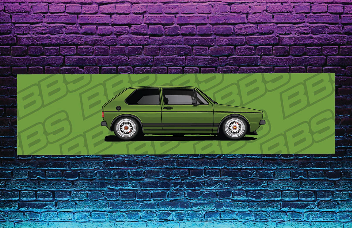 Volkswagen Golf MK1 Banner