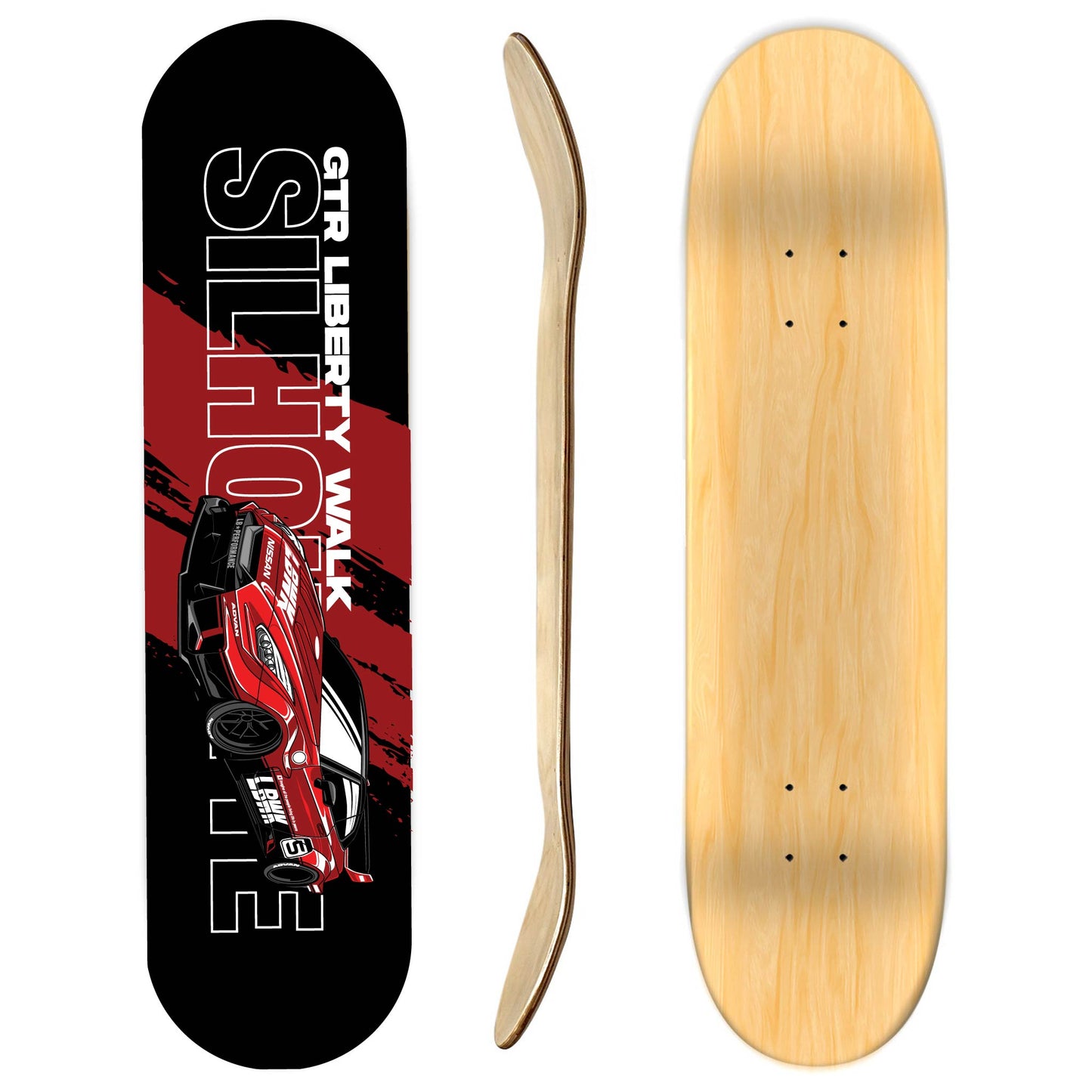 Nissan Skyline R35 Gtr Liberty Walk Skateboard Deck