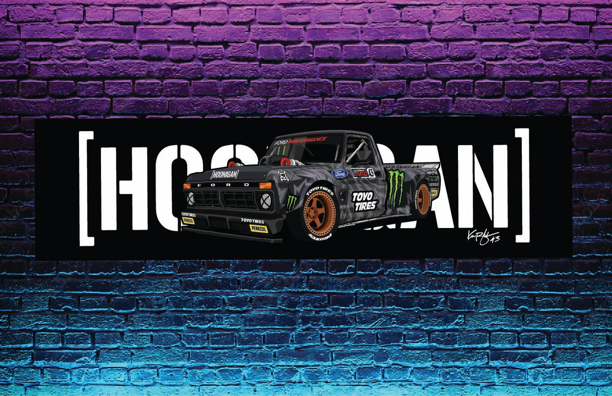 Ken Blocks Hoonitruck Banner