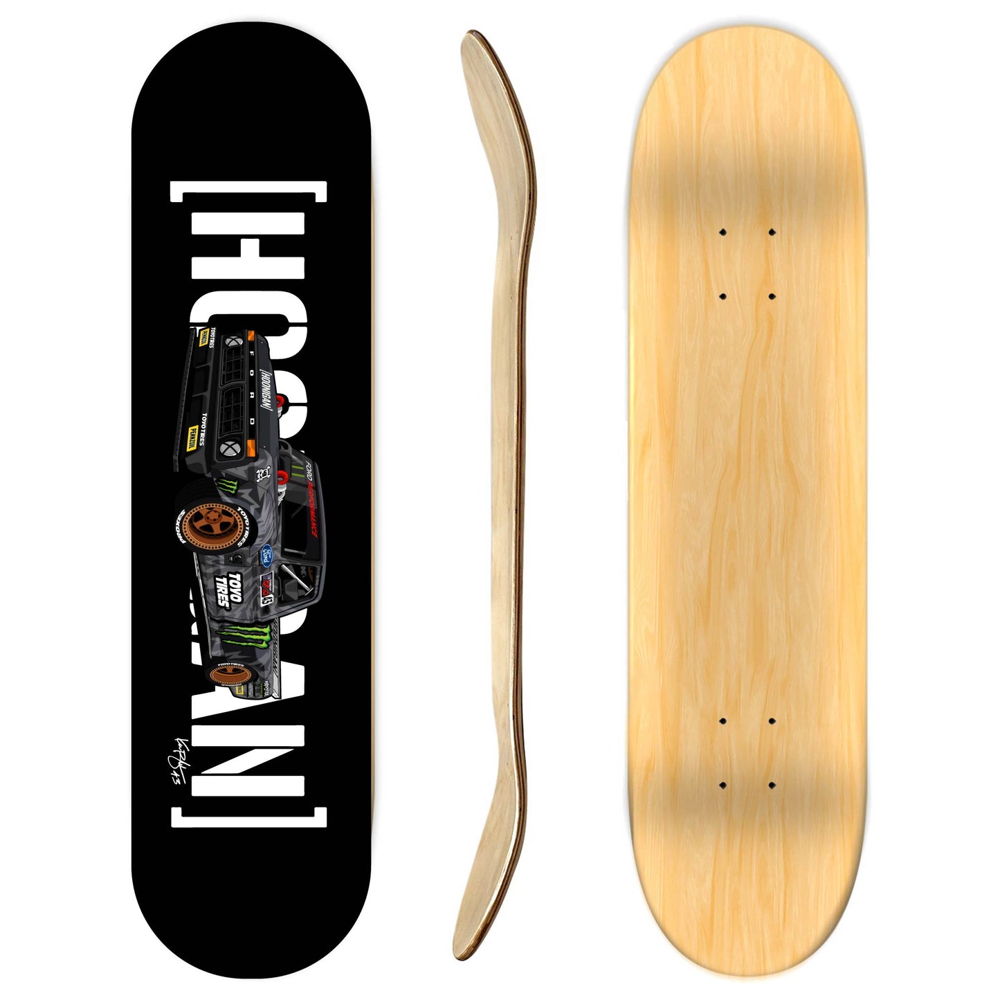 Ken Block Hoonitruck Skateboard Deck