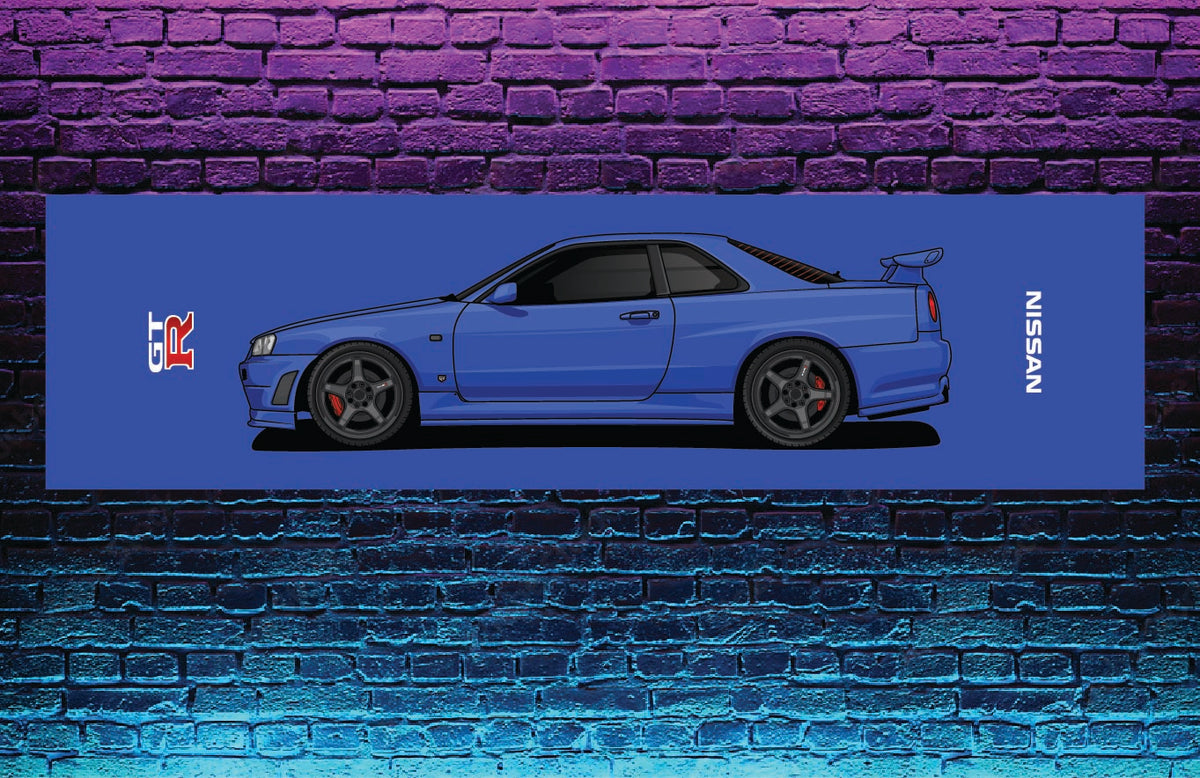 Nissan Skyline R34 Banner