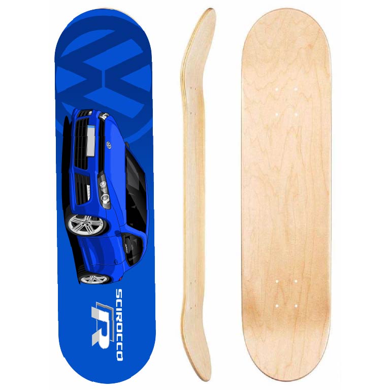 Volkswagen Scirocco R Skateboard Deck