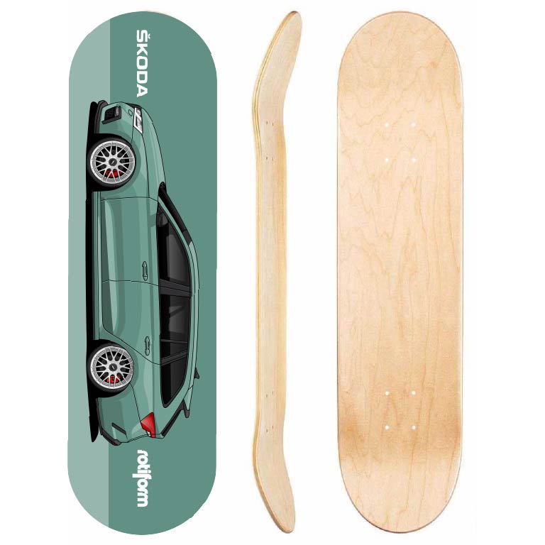 Skoda Estate Skateboard Deck
