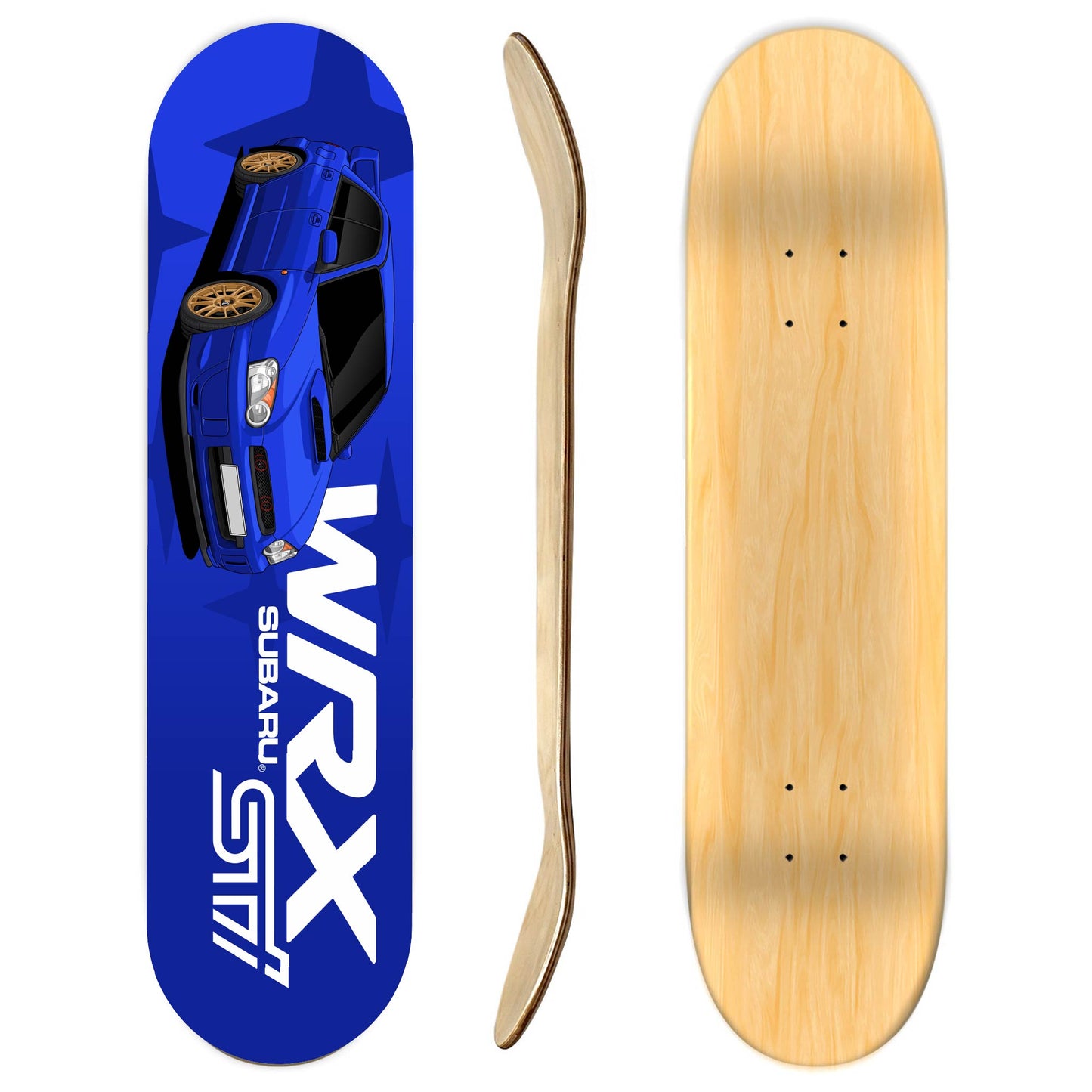 Subaru Impreza WRX STI Skateboard Deck