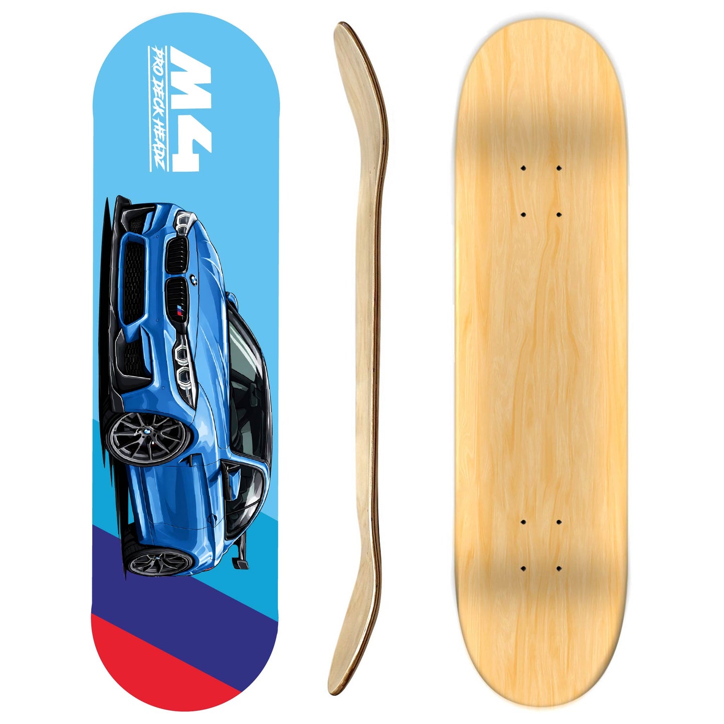 BMW M4 Skateboard Deck
