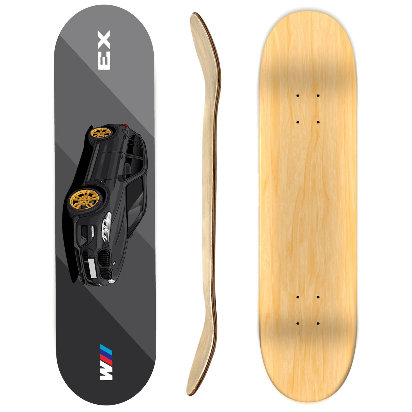 BMW X3 Skateboard Deck