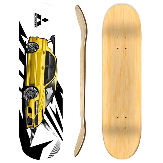 Mitsubishi Evolution IX Skateboard deck