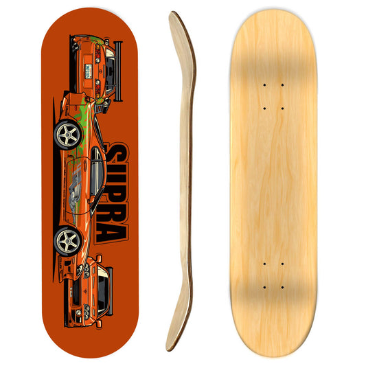 Fast N Furious Toyota Supra Skateboard Deck