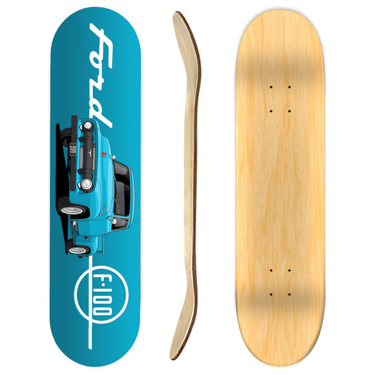 Ford F100 1956 Truck Skateboard Deck