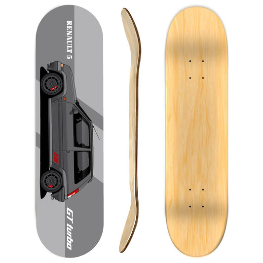 Renault 5 GT Turbo Skateboard Deck