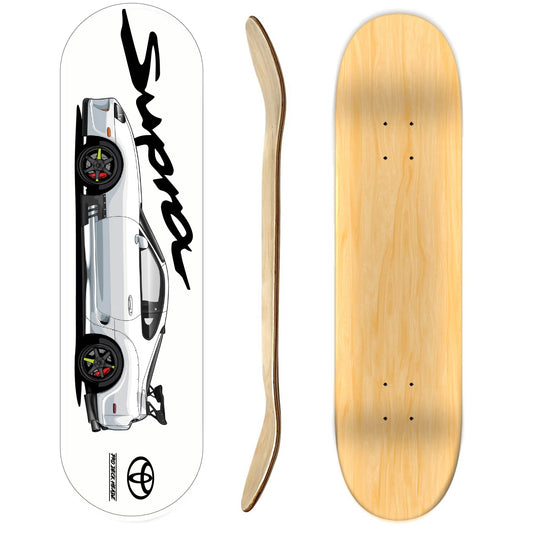 Toyota Supra MK4 Skateboard deck