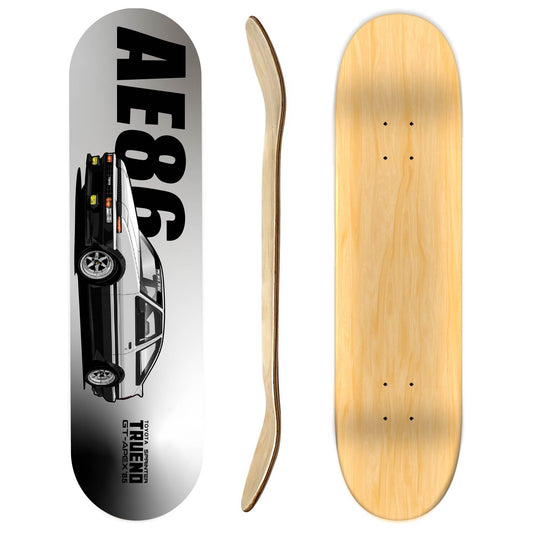 Toyota AE86 Trueno Sprinter Skateboard deck