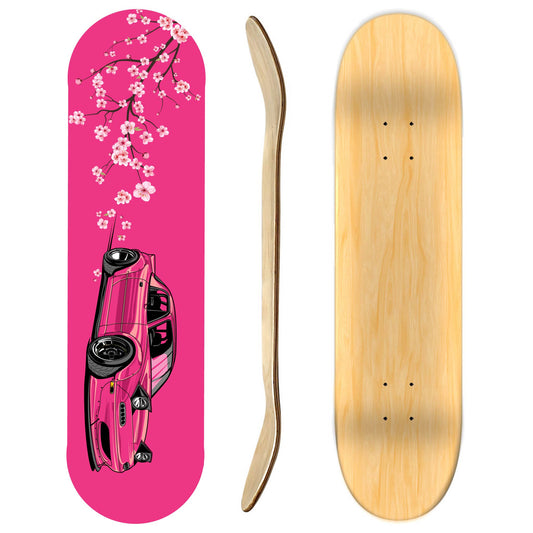 Mazda MX-5 Blossom Tree Skateboard Deck