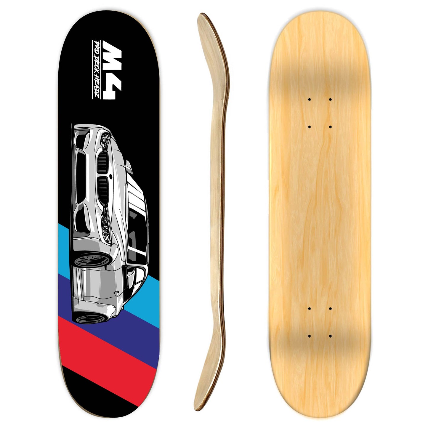 BMW M4 skateboard deck