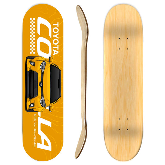 Toyota Corolla skateboard deck