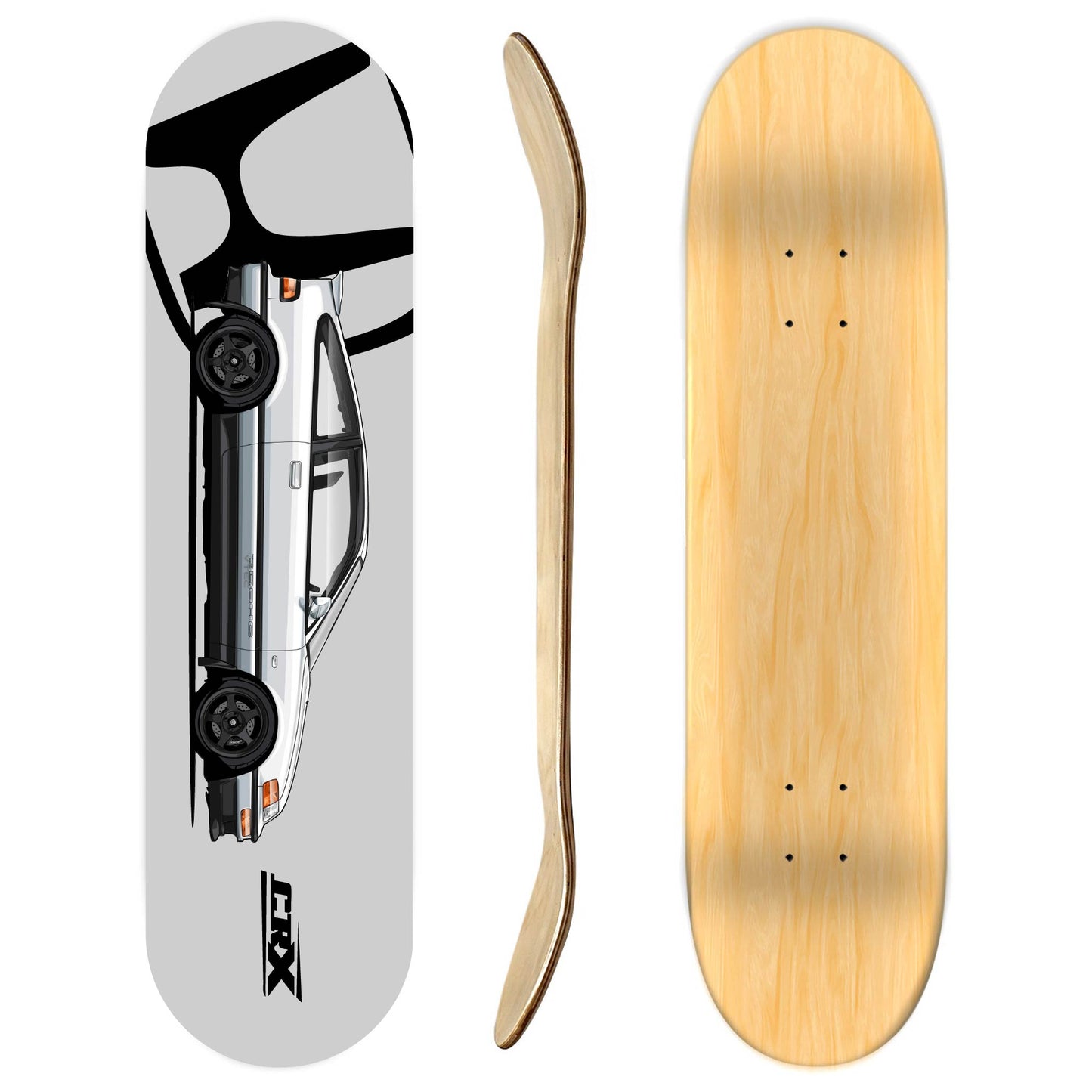 Honda CRX Skateboard Deck
