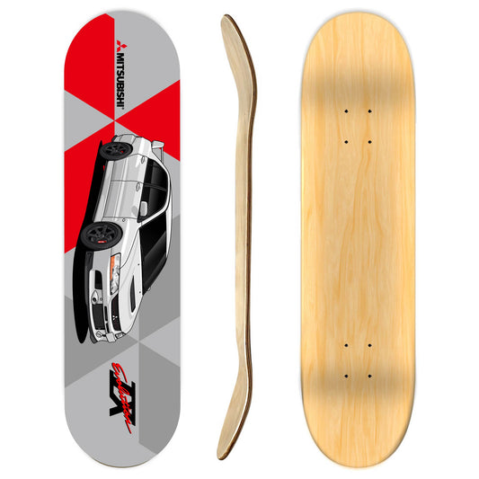 Mitsubishi Evolution IX Skateboard deck