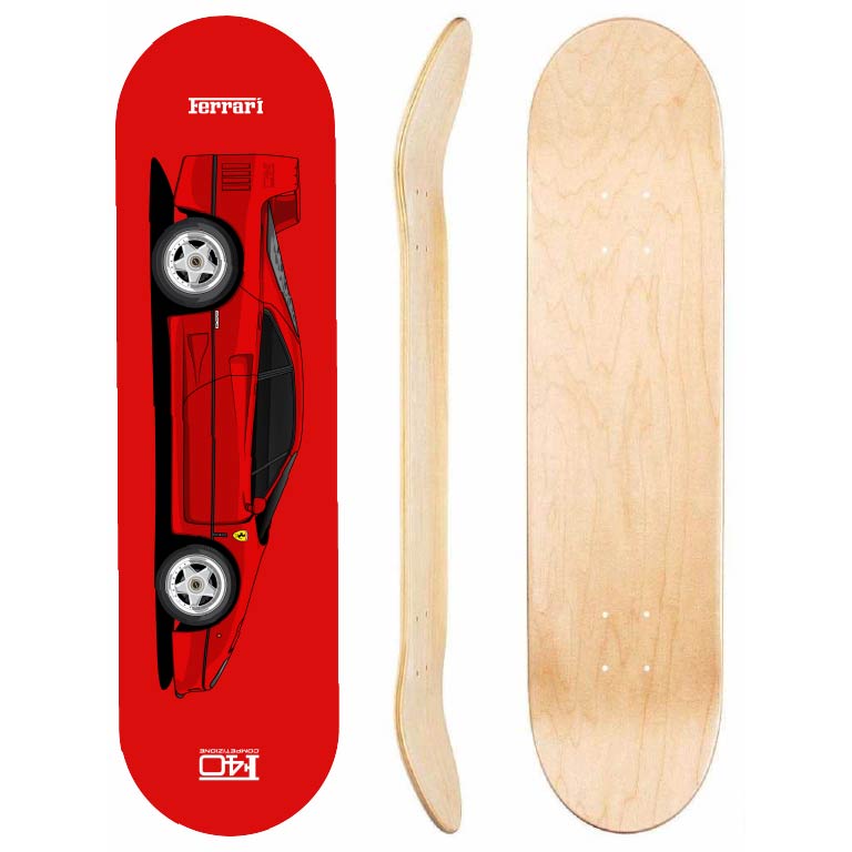 Ferrari F40 Skateboard Deck