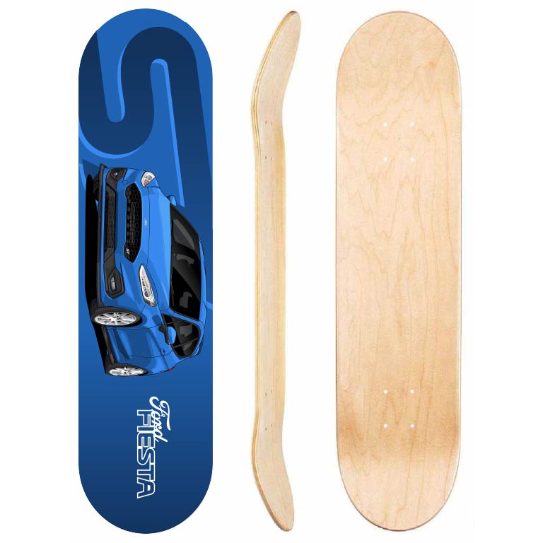 Ford Fiesta ST Skateboard Deck