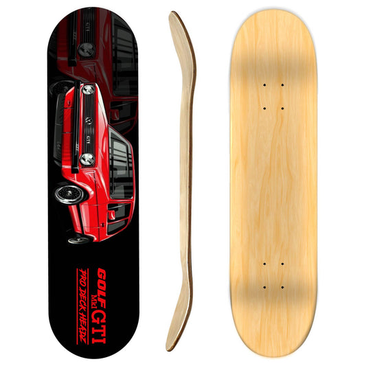 Volkswagen Golf GTI MK1 Skateboard deck