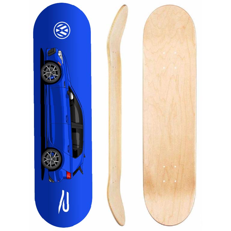 Volkswagen Golf R 2022 Skateboard Deck