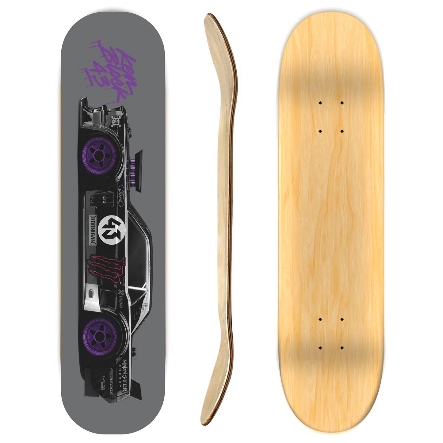 Ken Block Hoonicorn Truck Skateboard Deck