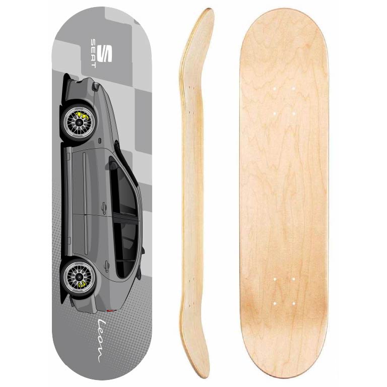 Seat Leon Skateboard Deck