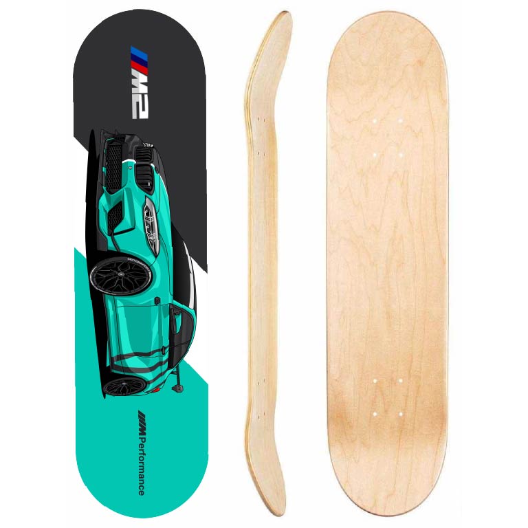 BMW M2 M Performance Skateboard Deck