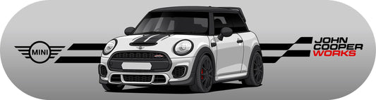 Mini Cooper John Works Skateboard Deck