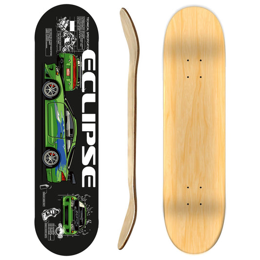 Fast N Furious Mitsubishi Eclipse Skateboard Deck