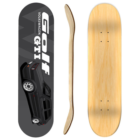 Volkswagen Golf Gti Mk 2 Skateboard Deck