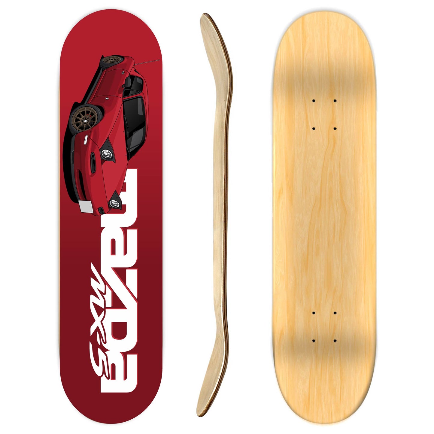 Mazda MX5 Skateboard Deck