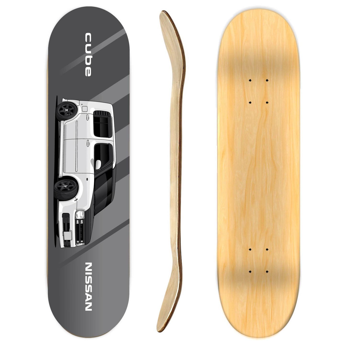 Nissan Cube Skateboard Deck