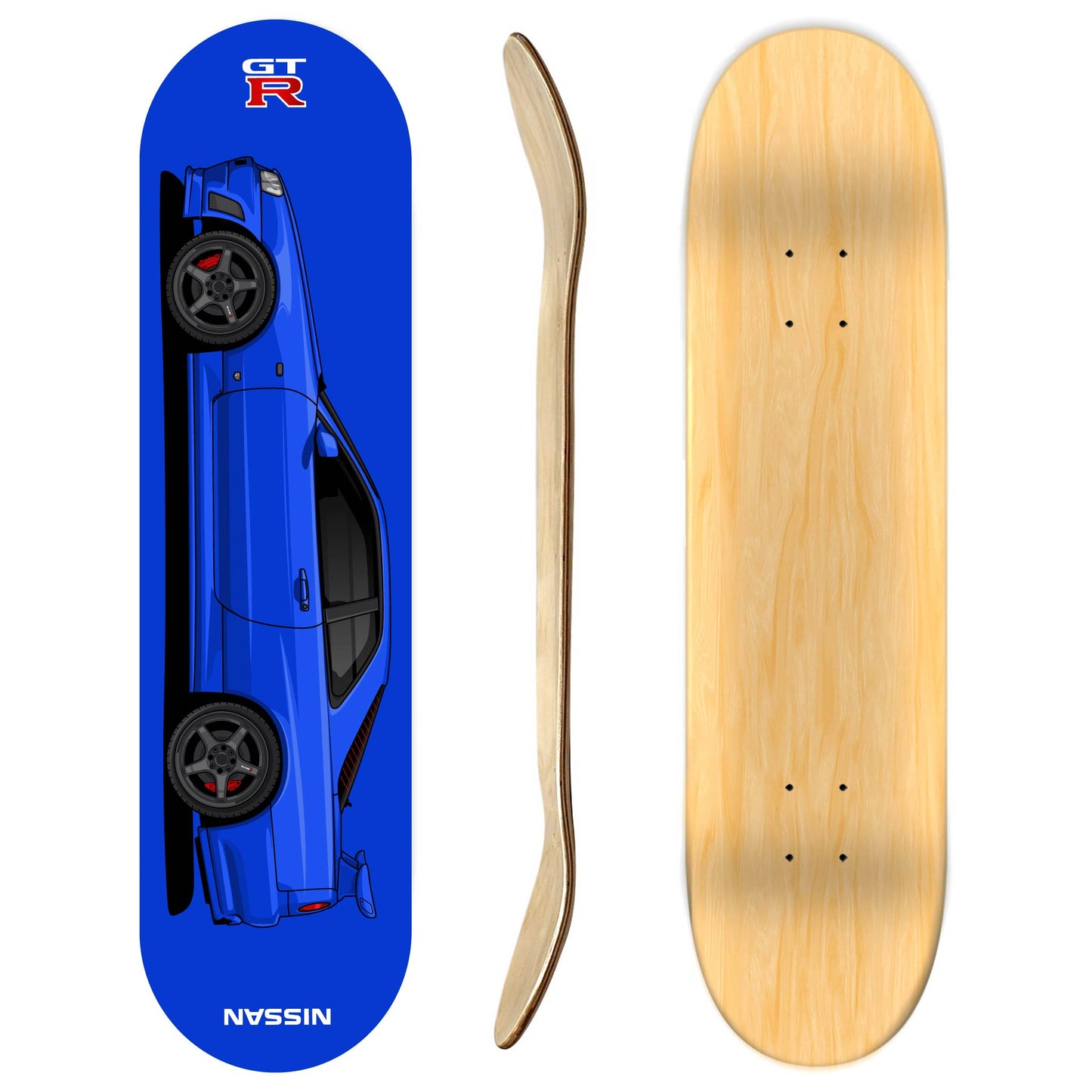 Nissan Skyline R34 Skateboard Deck