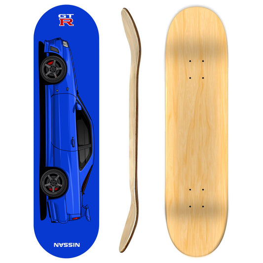 Nissan Skyline R34 Skateboard Deck