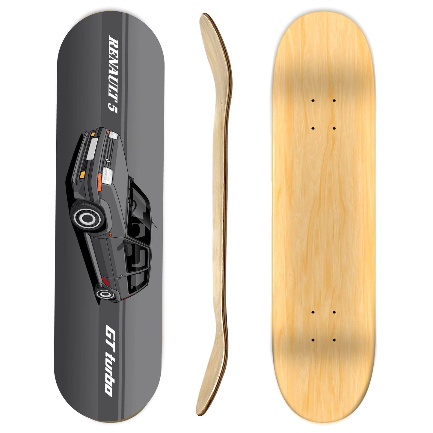 Renault 5 GT Turbo Skateboard Deck
