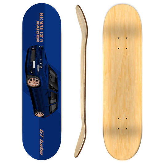Renault 5 GT Turbo Raider Edition Skateboard Deck