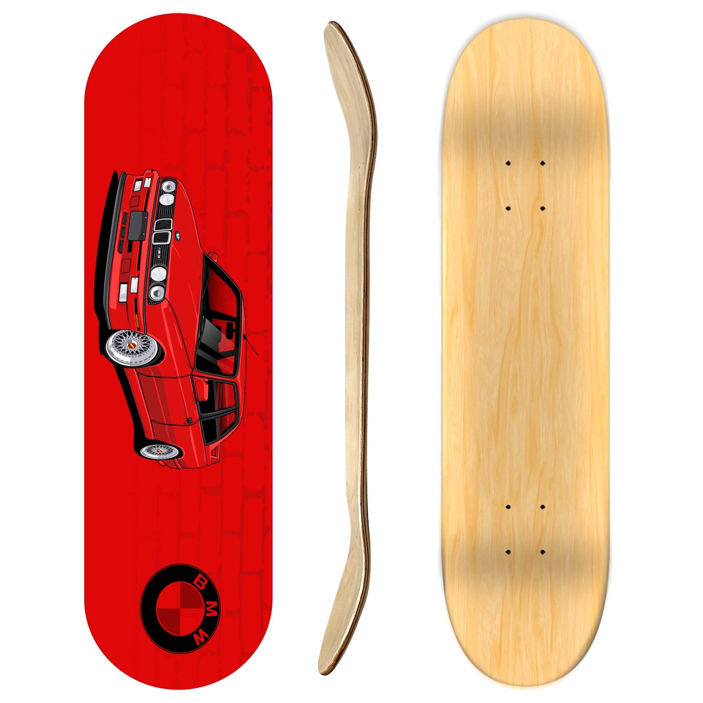 BMW E30 Skateboard deck