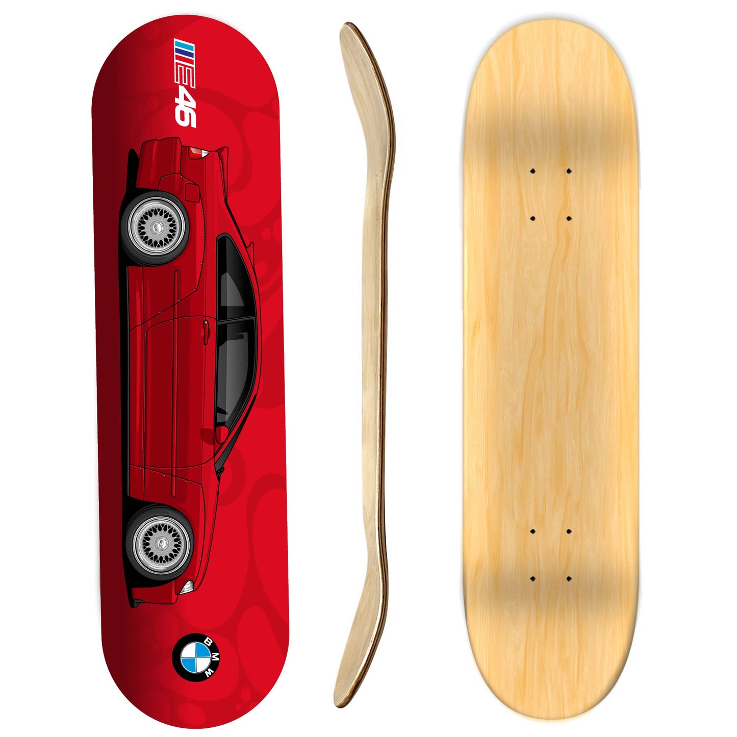 BMW E46 Skateboard deck