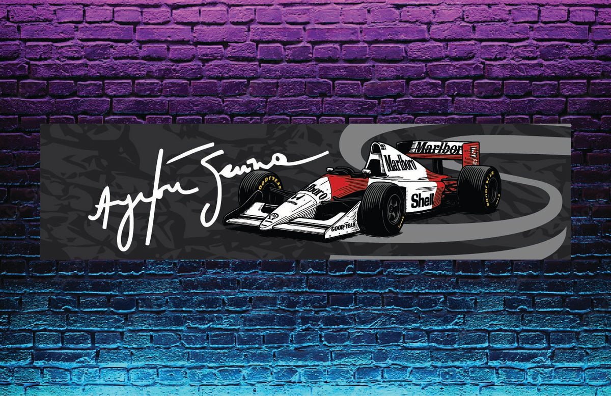 Ayrton Senna Mp4 Banner