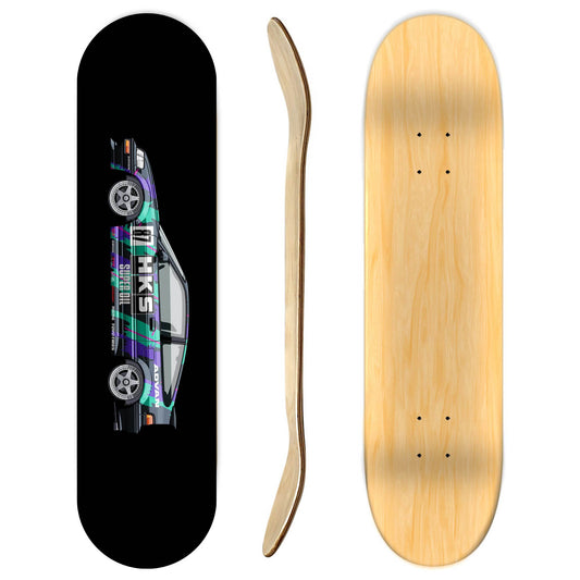 Honda CRX HKS livery Skateboard Deck