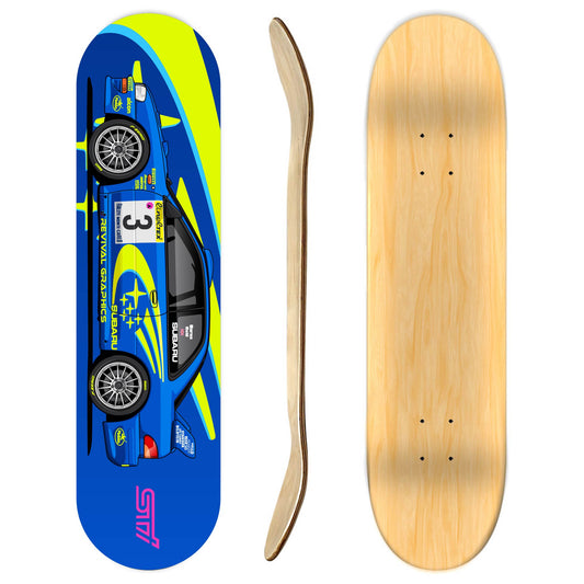 Subaru rally edition skateboard deck